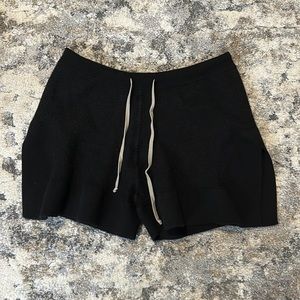 Rick owens designer boxer shorts, light use, phlegethon bella shorts size medium